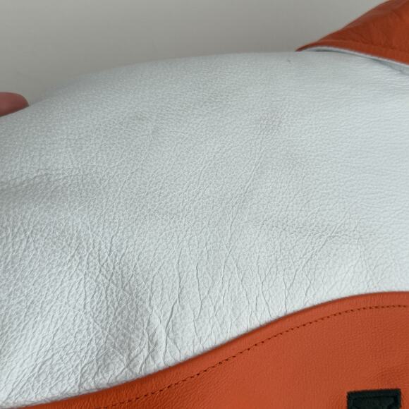 Vintage Miami Hurricanes Leather Jacket Mens Large Varsity Football Retro Logo - Picture 12 of 15